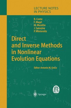 Direct and Inverse Methods in Nonlinear Evolution Equations - Conte, Robert M.; Magri, Franco; Musette, Micheline; Satsuma, Junkichi; Winternitz, Pavel
