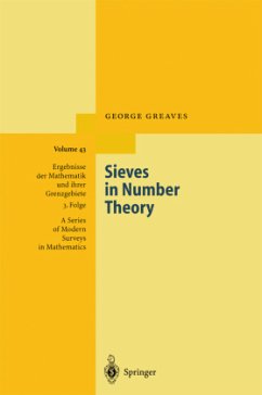 Sieves in Number Theory - Greaves, George