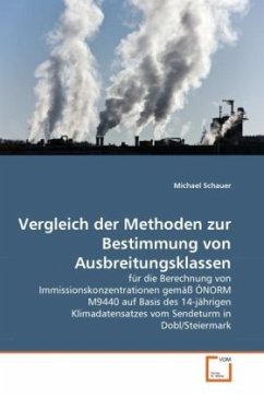 Vergleich der Methoden zur Bestimmung von Ausbreitungsklassen - Schauer, Michael