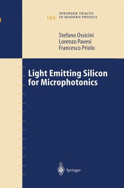 Light Emitting Silicon for Microphotonics - Ossicini, Stefano;Pavesi, Lorenzo;Priolo, Francesco