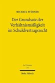 Der Grundsatz der Verhältnismäßigkeit im Schuldvertragsrecht Der Grundsatz der Verhältnismäßigkeit im Schuldvertragsrecht
