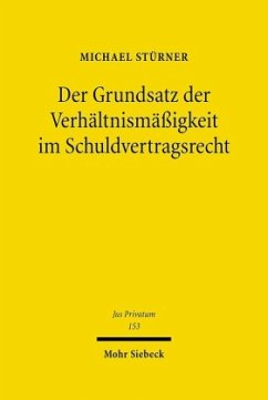 Cover Der Grundsatz der Verhältnismäßigkeit im Schuldvertragsrecht