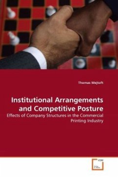 Institutional Arrangements and Competitive Posture - Mejtoft, Thomas