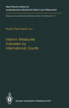 Interim Measures Indicated by International Courts