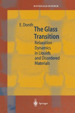 The Glass Transition - Donth, Ernst-Joachim