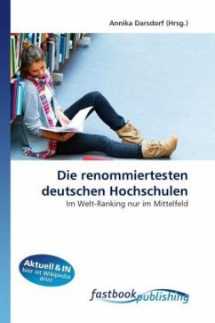Die renommiertesten deutschen Hochschulen - Darsdorf, Annika