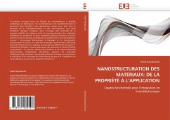 NANOSTRUCTURATION DES MATÉRIAUX: DE LA PROPRIÉTÉ À L''APPLICATION - Nowakowski, Pawel