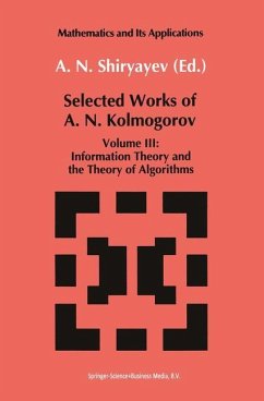 Selected Works III - Kolmogorov, Andrei N.