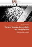 Théorie Comportementale Du Portefeuille