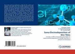 Sono-Electrodeposition of thin films