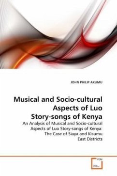 Musical and Socio-cultural Aspects of Luo Story-songs of Kenya