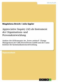 Appreciative Inquiry (AI) als Instrument der Organisations- und Personalentwicklung - Eppler, Julia; Broich, Magdalena