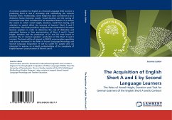 The Acquisition of English Short A and E by Second Language Learners - Labov, Joanna