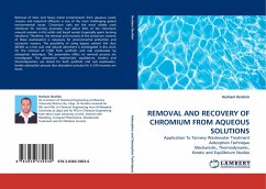 REMOVAL AND RECOVERY OF CHROMIUM FROM AQUEOUS SOLUTIONS