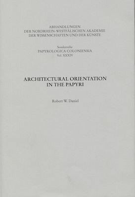 Architectural Orientation in the Papyri