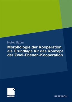 Morphologie der Kooperation als Grundlage für das Konzept der Zwei-Ebenen-Kooperation - Baum, Heiko