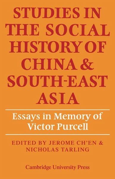 Studies in the Social History of China and South-East Asia Studies in the Social History of China and South-East Asia