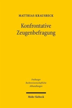 Konfrontative Zeugenbefragung - Krausbeck, Matthias