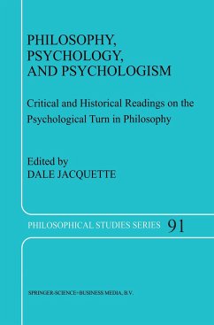 Philosophy, Psychology, and Psychologism