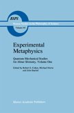 Experimental Metaphysics