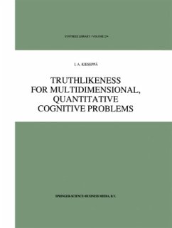 Truthlikeness for Multidimensional, Quantitative Cognitive Problems - Kieseppä, I. A.