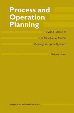 Process and Operation Planning - Halevi, G.