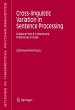 Cross-linguistic Variation in Sentence... - Bild 1