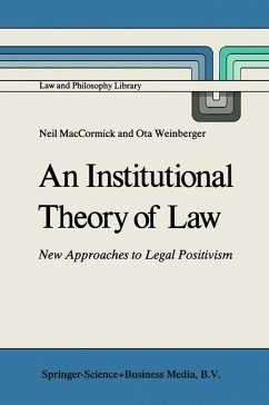 An Institutional Theory of Law - MacCormick, N.;Weinberger, Ota