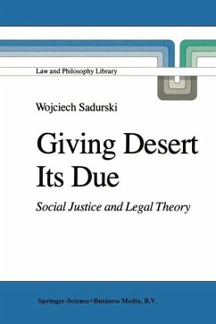 Giving Desert Its Due - Sadurski, Wojciech