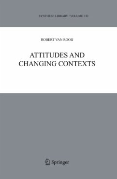 Attitudes and Changing Contexts - Van Rooij, Robert