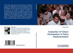 Evaluation of Citizen Participation in Policy Implementation