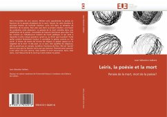 Cover Leiris, la poésie et la mort