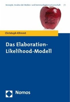Das Elaboration-Likelihood-Modell - Klimmt, Christoph