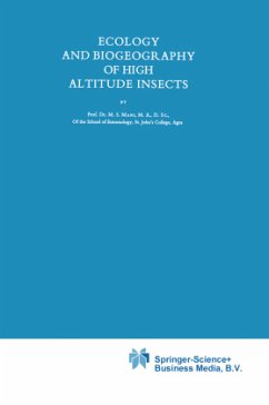 Ecology and Biogeography of High Altitude Insects - Mani, M. S.