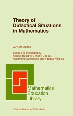 Theory of Didactical Situations in Mathematics - Brousseau, Guy