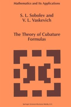 The Theory of Cubature Formulas - Sobolev, S. L.;Vaskevich, Vladimir L.