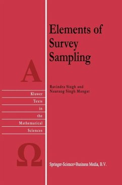 Elements of Survey Sampling - Singh, R.;Singh Mangat, Naurang