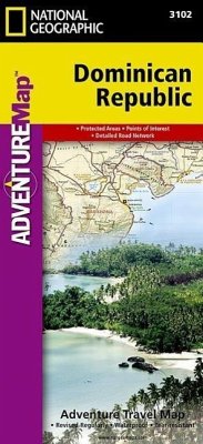 National Geographic Adventure Map Dominican Republic - National Geographic Maps