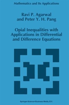 Opial Inequalities with Applications in Differential and Difference Equations - Agarwal, R. P.;Pang, P. Y.