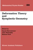 Deformation Theory and Symplectic Geometry