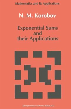 Exponential Sums and their Applications - Korobov, N.M