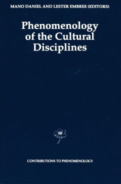 Cover Phenomenology of the Cultural Disciplines