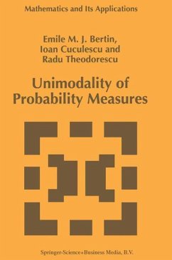 Unimodality of Probability Measures - Bertin, Emile M.J.;Cuculescu, I.;Theodorescu, Radu
