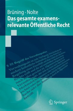 Das gesamte examensrelevante Öffentliche Recht - Brüning, Christoph;Nolte, Martin