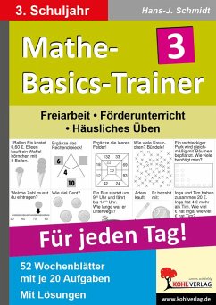 Mathe-Basics-Trainer 3. Schuljahr. Für jeden Tag! - Schmidt, Hans J