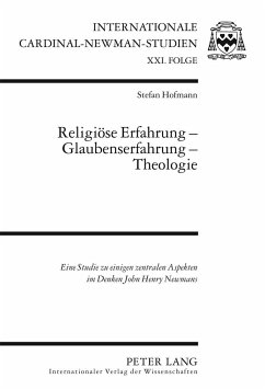 Religiöse Erfahrung ¿ Glaubenserfahrung ¿ Theologie - Hofmann, Stefan