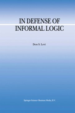In Defense of Informal Logic - Levi, D. S.