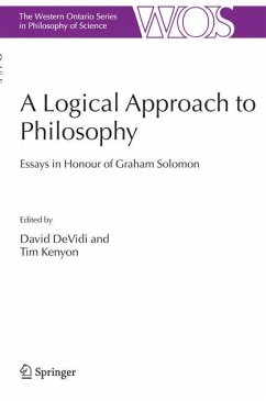 A Logical Approach to Philosophy