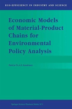 Economic Models of Material-Product Chains for Environmental Policy Analysis - Kandelaars, P. P.
