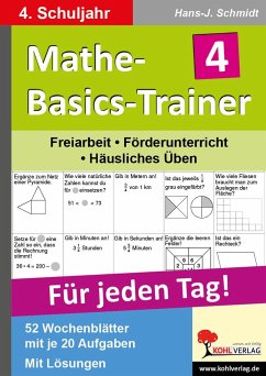 Mathe-Basics-Trainer 4. Schuljahr. Für jeden Tag! - Schmidt, Hans-J.